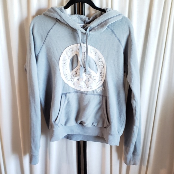 PINK Victoria's Secret Tops - PINK Victoria's secret sz L gray sweatshirt